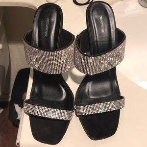 Pretty Little Thing Rhinestone Heels